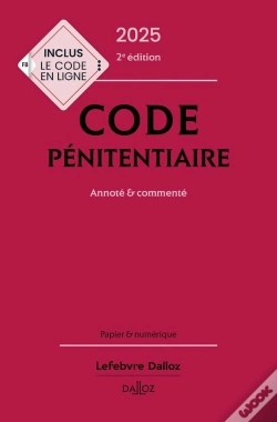 Capa do artigo Code Pénitentiaire : Annoté Et Commenté (Édition 2025)
