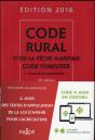 Code Rural De La Pêche Maritime ; Code Forestier ; Commenté (Édition 2016) - Preview