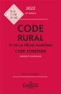 Code Rural Et De La Pêche Maritime : Code Forestier : Annoté Et Commenté (Édition 2022) - Preview