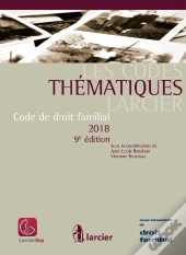 Code Thematique - Code De Droit Familial - 2018