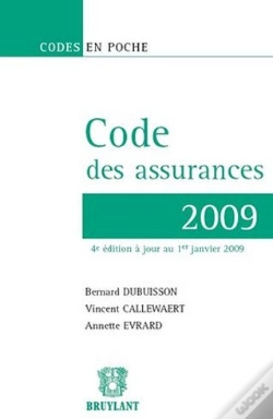 Capa do artigo Codes Des Assurances (Édition 2009)