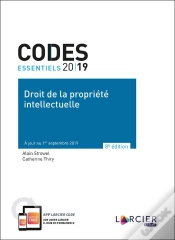 Capa do artigo Codes Essentiels ; Code De La Propriété Intellectuelle (Édition 2019)