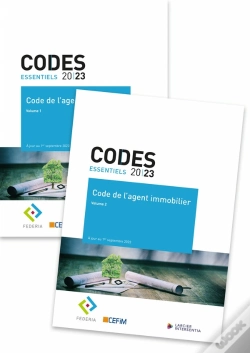 Capa do artigo Codes Essentiels : Code De L'Agent Immobilier : À Jour Au 1er Septembre 2023