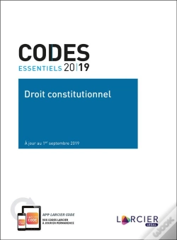 Capa do artigo Codes Essentiels ; Droit Constitutionnel (Édition 2019)