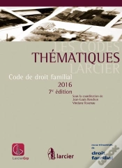 Capa do artigo Codes Thematiques Larcier. Code De Droit Familial - 2016, 7eme (Les)