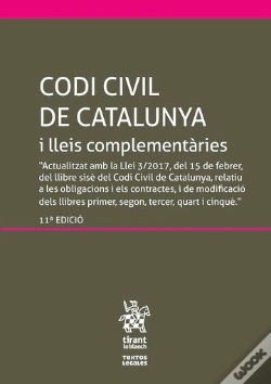 Capa do artigo Codi Civil De Catalunya I Lleis Complementàries (Inclou El Codi De Consum) 11ª Ed.2017