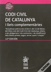 Capa do artigo Codi Civil De Catalunya I Lleis Complementàries (Inclou El Codi De Consum) 12ª Ed. 2017