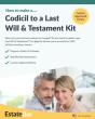 Codicil To A Last Will & Testament Kit - Preview