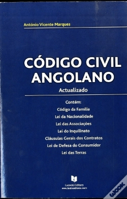 Capa do artigo Código Civil Angolano