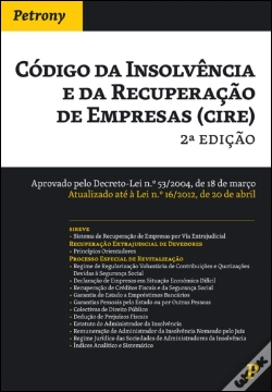 Capa do artigo Código da Insolvência e da Recuperação de Empresas (CIRE)