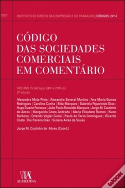 Capa do artigo Código das Sociedades Comerciais em Comentário - Volume IV