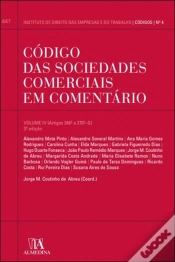 Capa do artigo Código das Sociedades Comerciais em Comentário - Volume IV