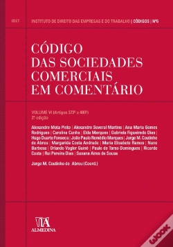 Capa do artigo Código das Sociedades Comerciais em Comentário - Volume VI