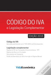Capa do artigo Código do IVA e Legislação Complementar - 2015