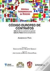 Capa do artigo Código Europeo De Contratos De La Academia De Pavía