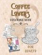 Coffee Lovers Coloring Book For Adults - Preview