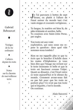 Capa do artigo Coffret Gabriel Rebourcet