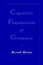 Cognitive Foundations Of Grammar - Preview