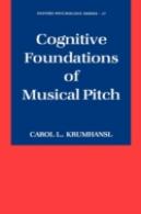 Cognitive Foundations Of Musical Pitch