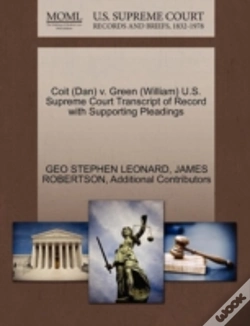 Capa do artigo Coit (Dan) V. Green (William) U.S. Supreme Court Transcript Of Record With Supporting Pleadings