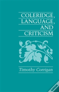 Capa do artigo Coleridge, Language And Criticism