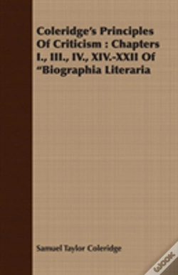 Capa do artigo Coleridge'S Principles Of Criticism : Ch