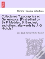 Capa do artigo Collectanea Topographica Et Genealogica.