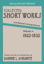 Collected Short Works And Related Correspondence Vol. 4 - Preview