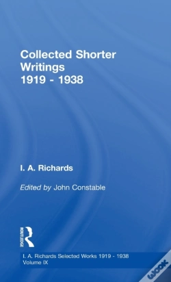 Capa do artigo Collected Shorter Writings V9