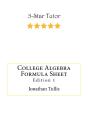 College Algebra Formula Sheet - Preview