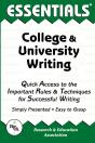 College And University Writing Essentials - Preview