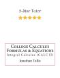 College Calculus Formulas & Equations - Preview