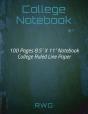 College Notebook - Preview