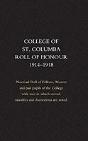 College Of St Colomba Roll Of Honour 1914-18 - Preview
