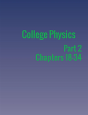 College Physics - Preview