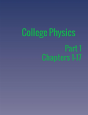 College Physics - Preview