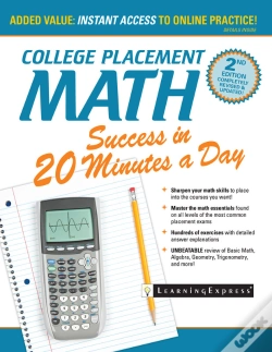 Capa do artigo College Placement Math Success In 20 Minutes A Day, 2nd Edition