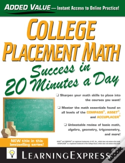 Capa do artigo College Placement Math Success In 20 Minutes A Day