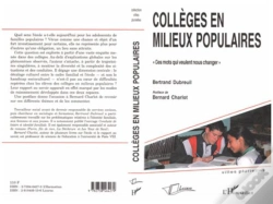 Capa do artigo Colleges En Milieux Populaires ; Ces Mots Qui Veulent Nous Changer