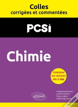 Capa do artigo Colles Corrigées Et Commentées : Chimie : Pcsi
