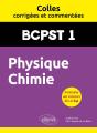 Colles Corrigées Et Commentées : Physique-Chimie : Bcpst 1 - Preview