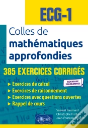 Capa do artigo Colles De Mathématiques Approfondies - Ecg-1 - Nouveaux Programmes