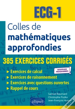 Capa do artigo Colles De Mathématiques Approfondies - Ecg-1 - Nouveaux Programmes