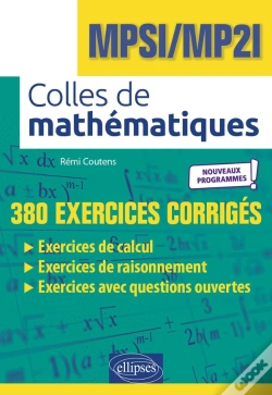 Capa do artigo Colles De Mathématiques ; Mpsi/Mp2i Nouveaux Programmes
