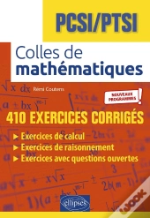 Colles De Mathématiques ; Pcsi Nouveaux Programmes