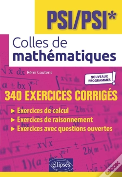 Capa do artigo Colles De Mathématiques : Psi/Psi* ; Programme 2022