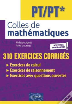 Capa do artigo Colles De Mathématiques : Pt/Pt* ; Programme 2022