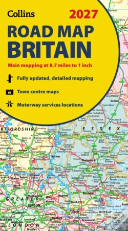 Capa do artigo Collins Road Map Of Britain 2027 (Folded Map)