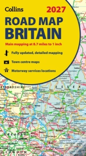 Capa do artigo Collins Road Map Of Britain 2027 (Folded Map)