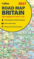 Collins Road Map Of Britain 2027 (Folded Map)